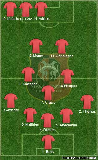 Stade Rennais Football Club Formation 2014