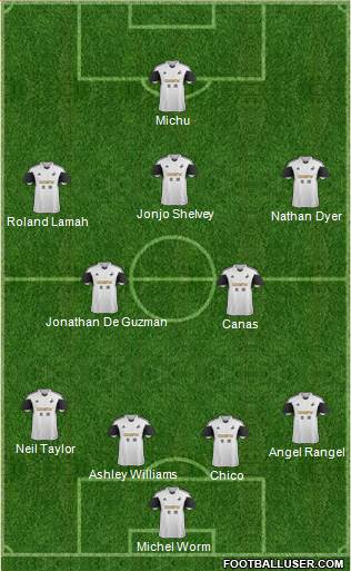 Swansea City Formation 2014