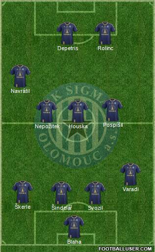 Sigma Olomouc Formation 2014
