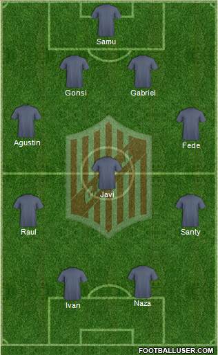 9 de Julio Formation 2014