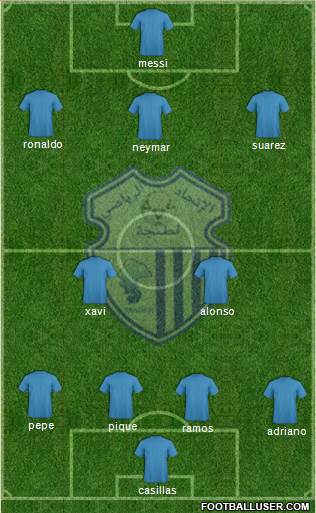 Ittihad Riadi de Tanger football formation