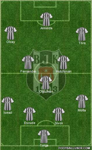 Besiktas JK Formation 2014