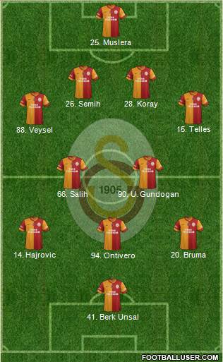Galatasaray SK Formation 2014
