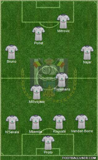 RSC Anderlecht Formation 2014