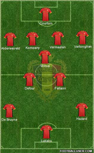 Belgium Formation 2014