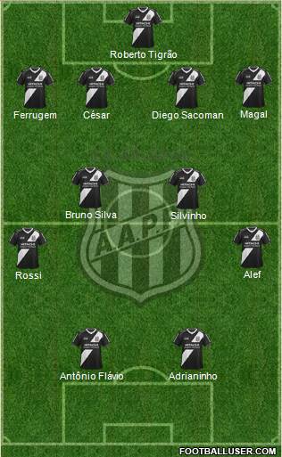 AA Ponte Preta Formation 2014