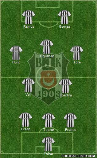 Besiktas JK Formation 2014