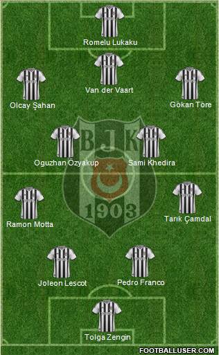 Besiktas JK Formation 2014