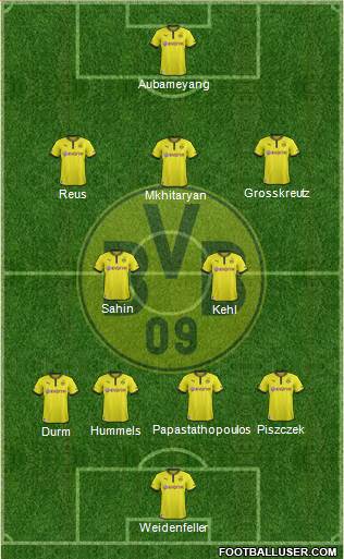 Borussia Dortmund Formation 2014