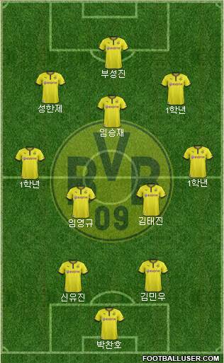 Borussia Dortmund Formation 2014