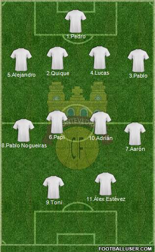Pontevedra C.F. Formation 2014