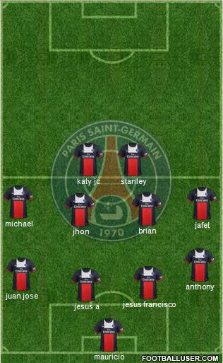 Paris Saint-Germain Formation 2014