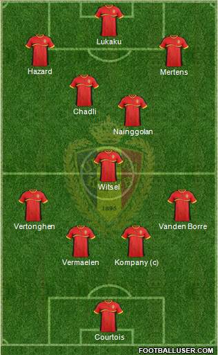 Belgium Formation 2014