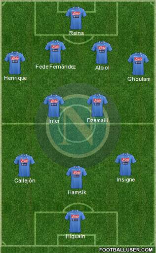 Napoli Formation 2014