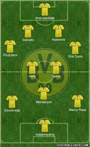 Borussia Dortmund Formation 2014