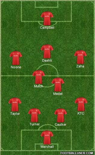 Cardiff City Formation 2014