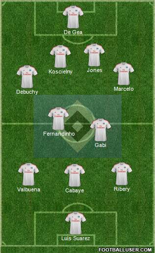 Hamburger SV Formation 2014