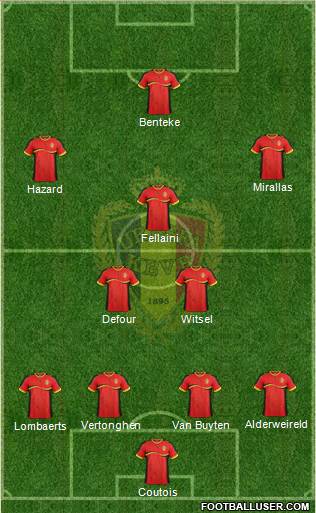 Belgium Formation 2014