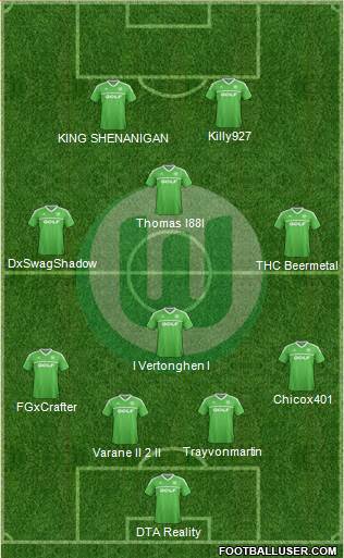 VfL Wolfsburg Formation 2014