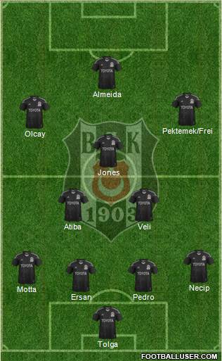 Besiktas JK Formation 2014
