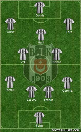Besiktas JK Formation 2014