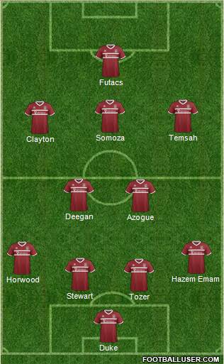 Northampton Town Formation 2014
