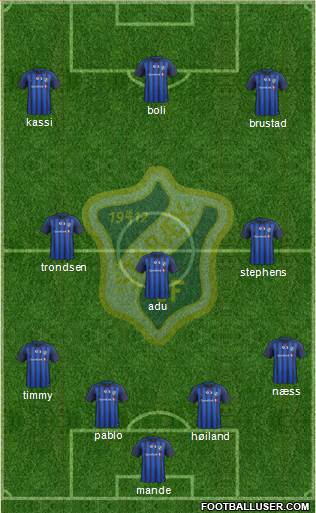 Stabæk Fotball Formation 2014
