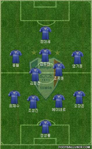 Suwon Samsung Blue Wings Formation 2014