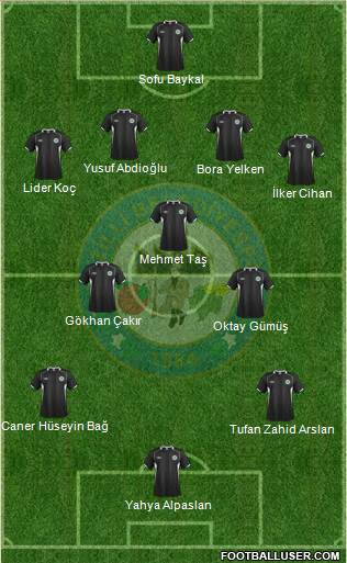 Nazilli Belediyespor Formation 2014