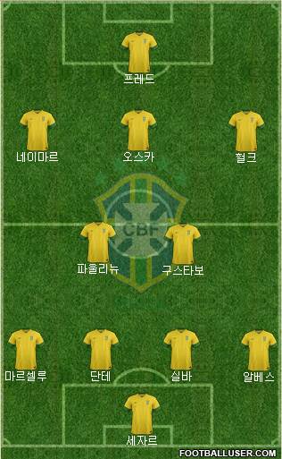 Brazil Formation 2014