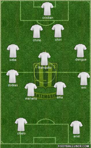 Deportivo Santamarina Formation 2014
