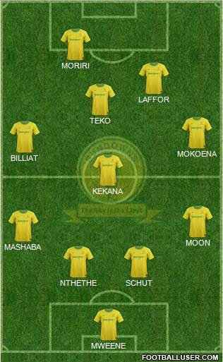 Mamelodi Sundowns football formation