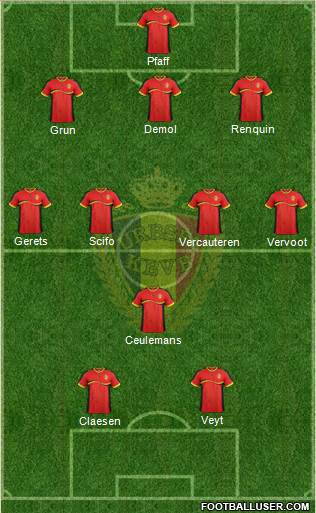 Belgium Formation 2014