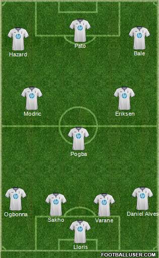 Tottenham Hotspur Formation 2014