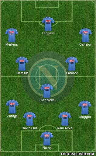 Napoli Formation 2014