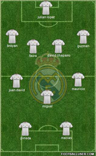 Real Madrid C.F. Formation 2014
