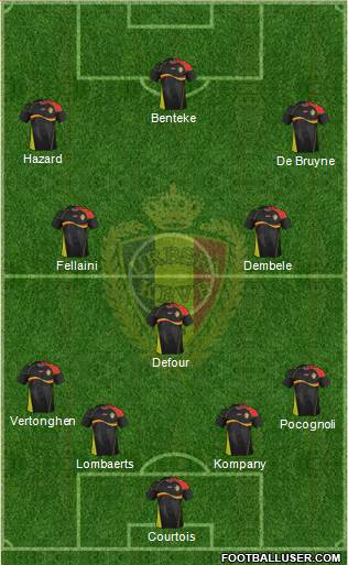 Belgium Formation 2014