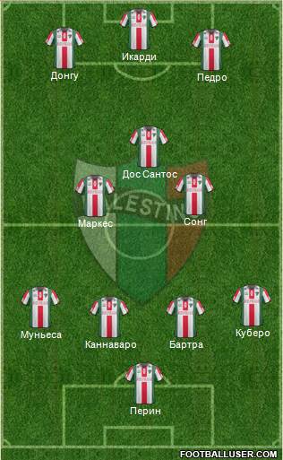 CD Palestino S.A.D.P. Formation 2014