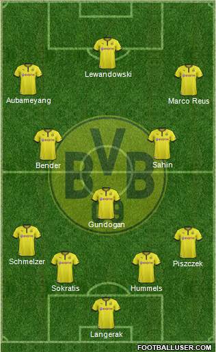 Borussia Dortmund Formation 2014
