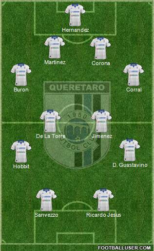 Club de Fútbol Gallos Blancos Formation 2014
