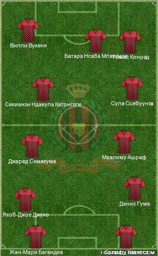 Duli Pengiran Muda Mahkota FC Formation 2014