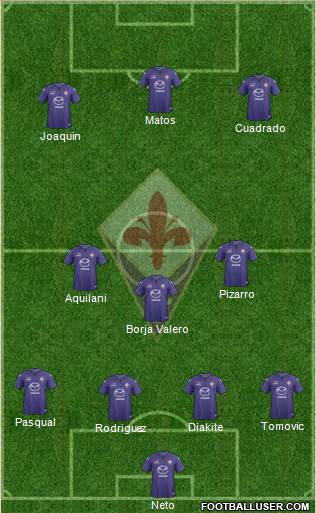 Fiorentina Formation 2014