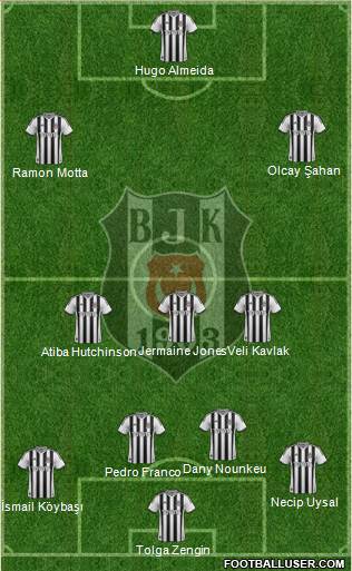 Besiktas JK Formation 2014