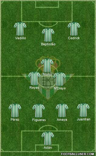 Real Betis B., S.A.D. Formation 2014