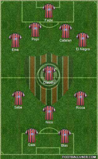 Chacarita Juniors Formation 2014