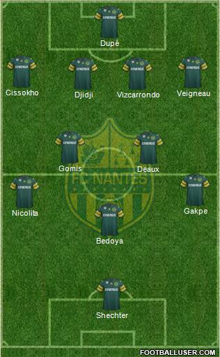 FC Nantes Formation 2014