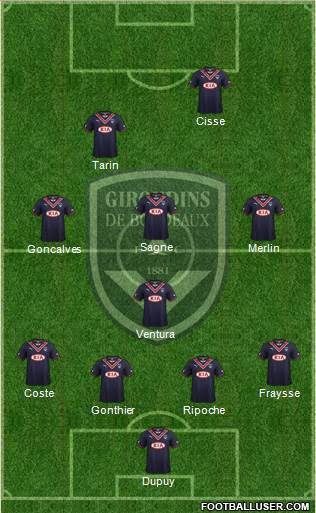 FC Girondins de Bordeaux Formation 2014