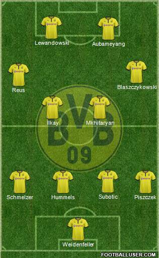 Borussia Dortmund Formation 2014