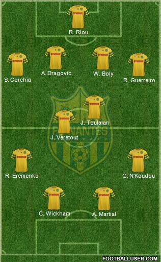 FC Nantes Formation 2014