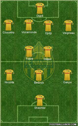 FC Nantes Formation 2014